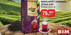 EFOR BERGAMOT AROMALI SİYAH ÇAY 500 G